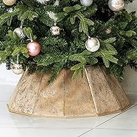 Vista 22 de Blissun - Collar para árbol de Navidad, falda de árbol de Navidad con lentejuelas, anillo de árbol plegable, base de soporte para árbol de Navidad