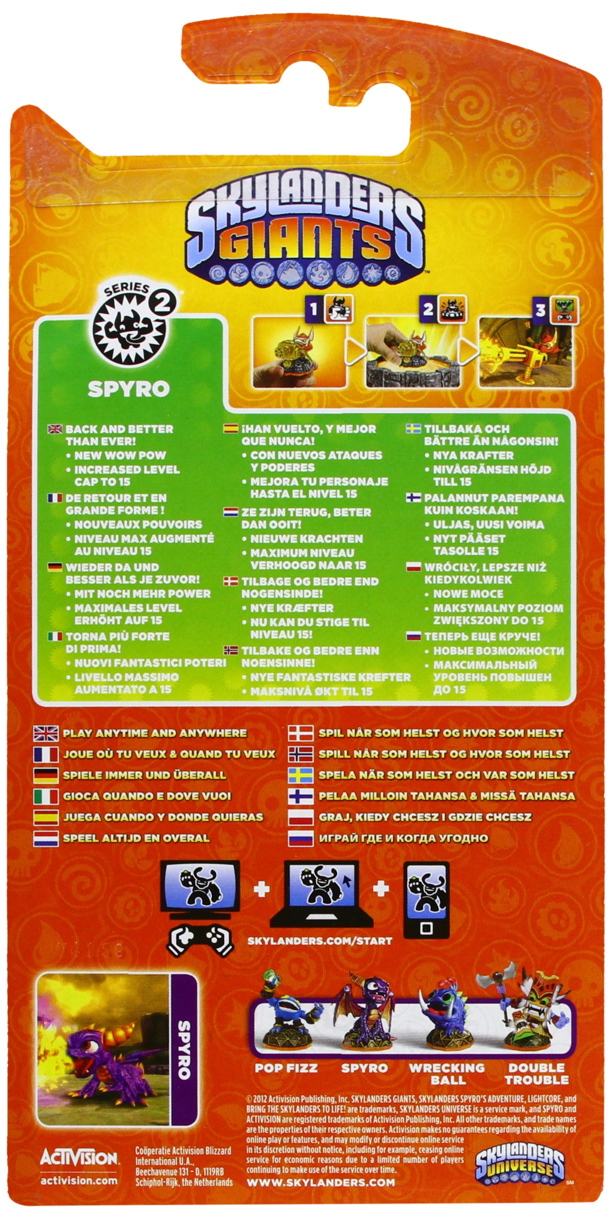 Figurine Skylanders : Giants - Spyro