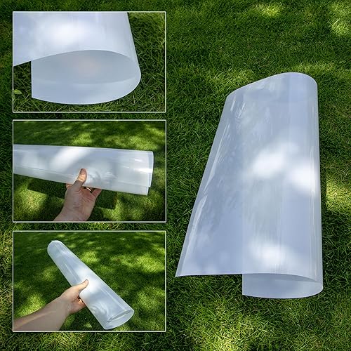 Miniatura 4 de Hojas de plástico para plantillas de corte láser PET en blanco de 24 x 24 pulgadas (paquete de 10), material de plantilla Mylar segura para