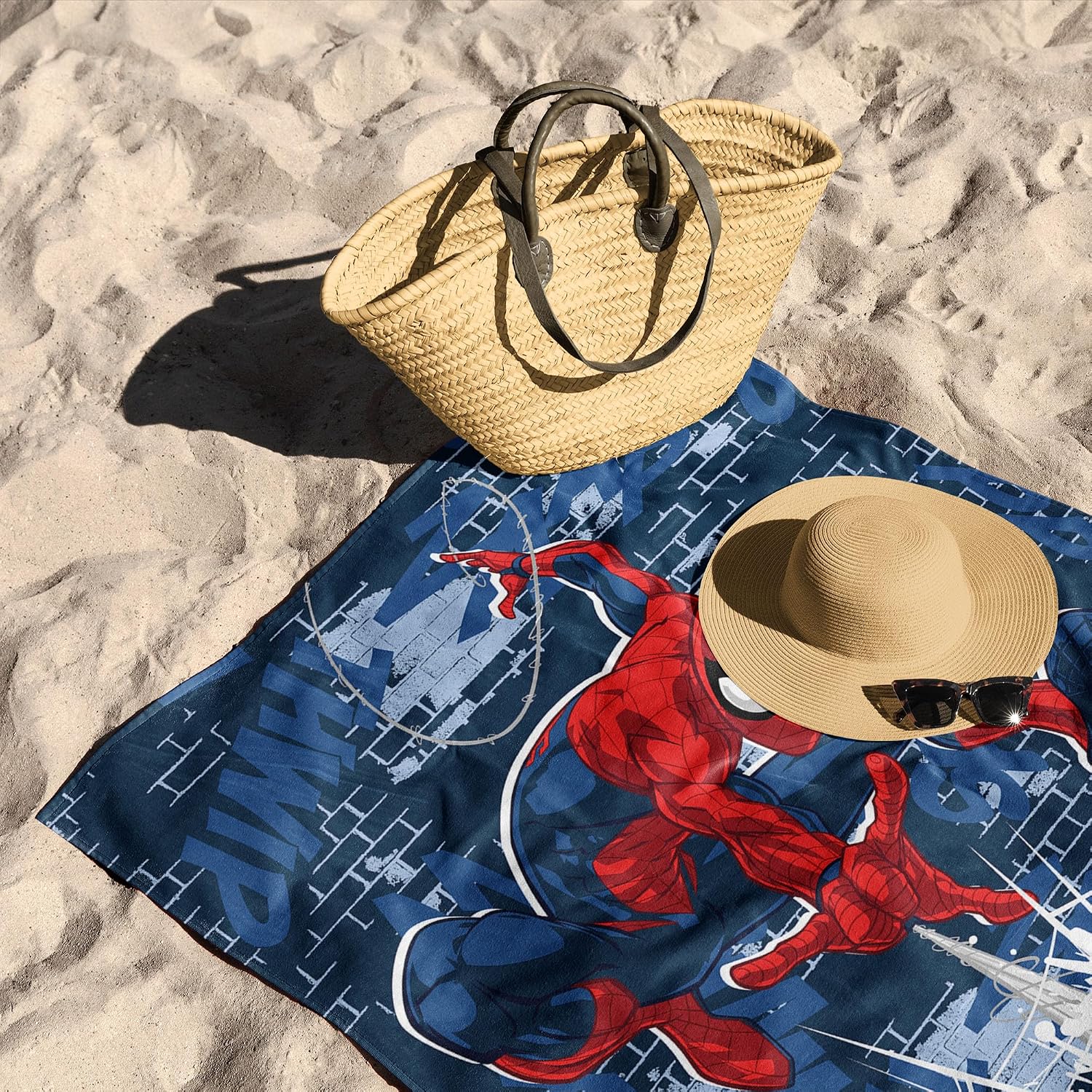 Northwest NBA Disney Microfiber Beach Towel, Lightweight Quick Dry Absorbent Bath Pool Swim Travel Gear, 30 x 60 Inches