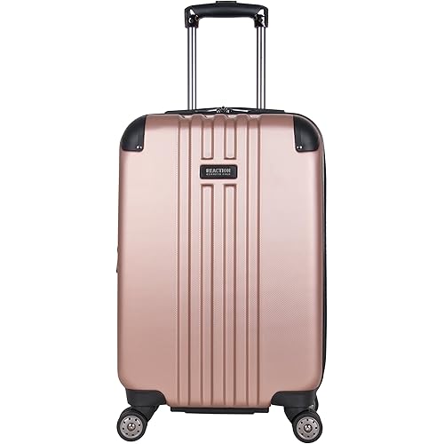 Kenneth Cole Reaction Reverb 20" Hardside Expandable 8-Wheel Spinner Carry-on Luggage, Rose Gold