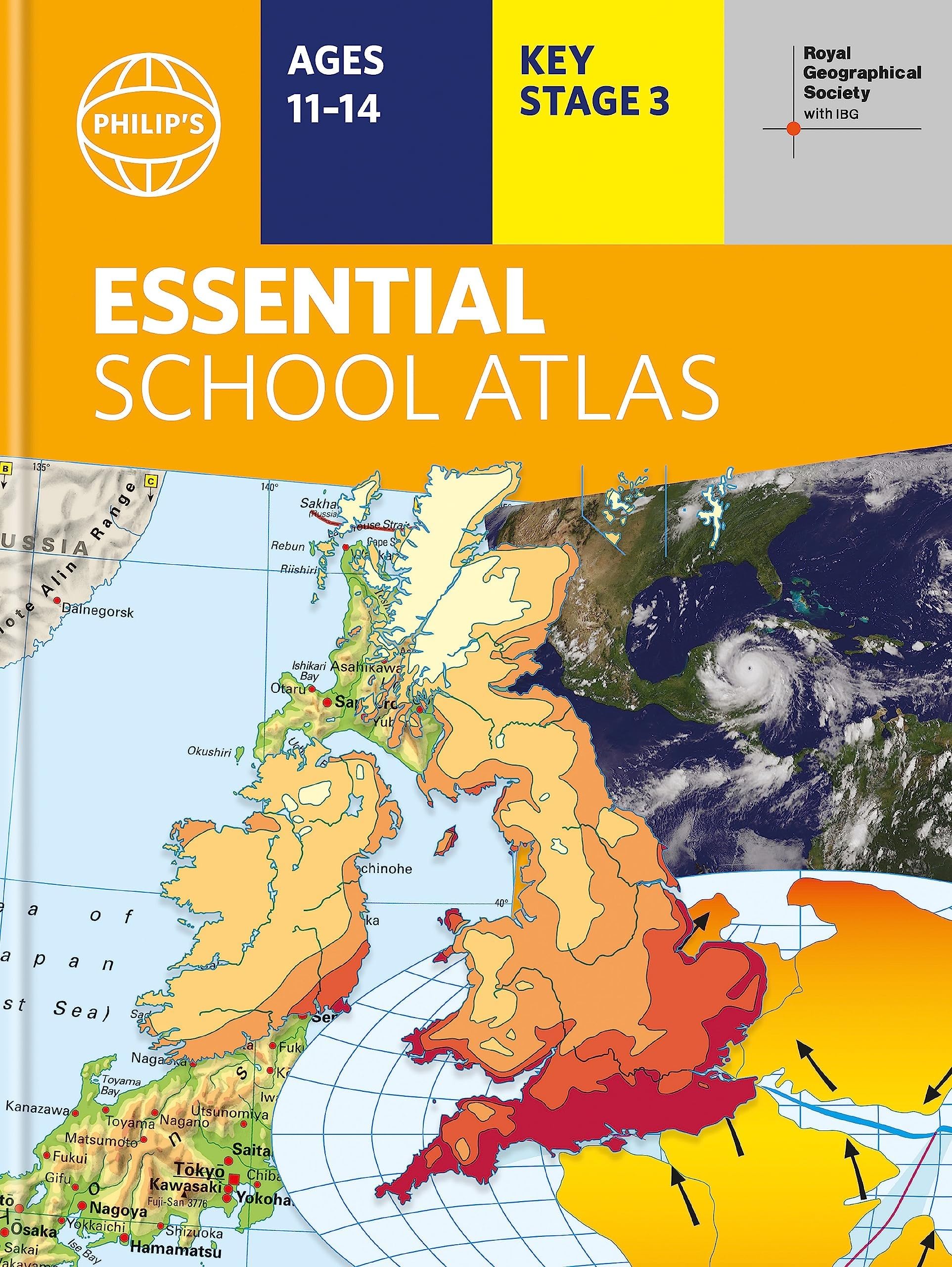 Philip's RGS Essential School Atlas (Philip's World Atlas)