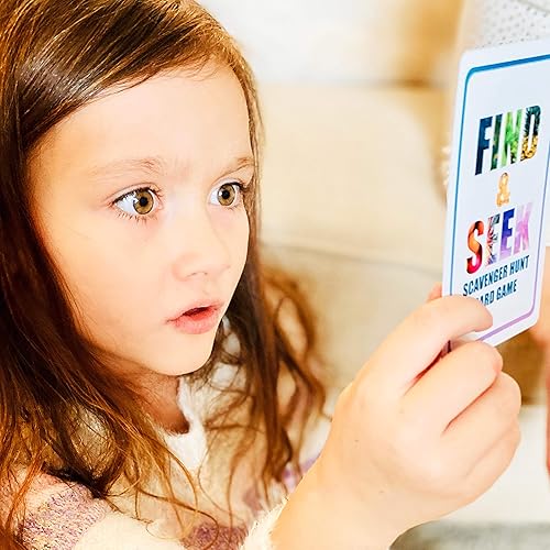Miniatura 5 de Hapinest Encuentra y busca el juego de cartas para interiores y exteriores para niños