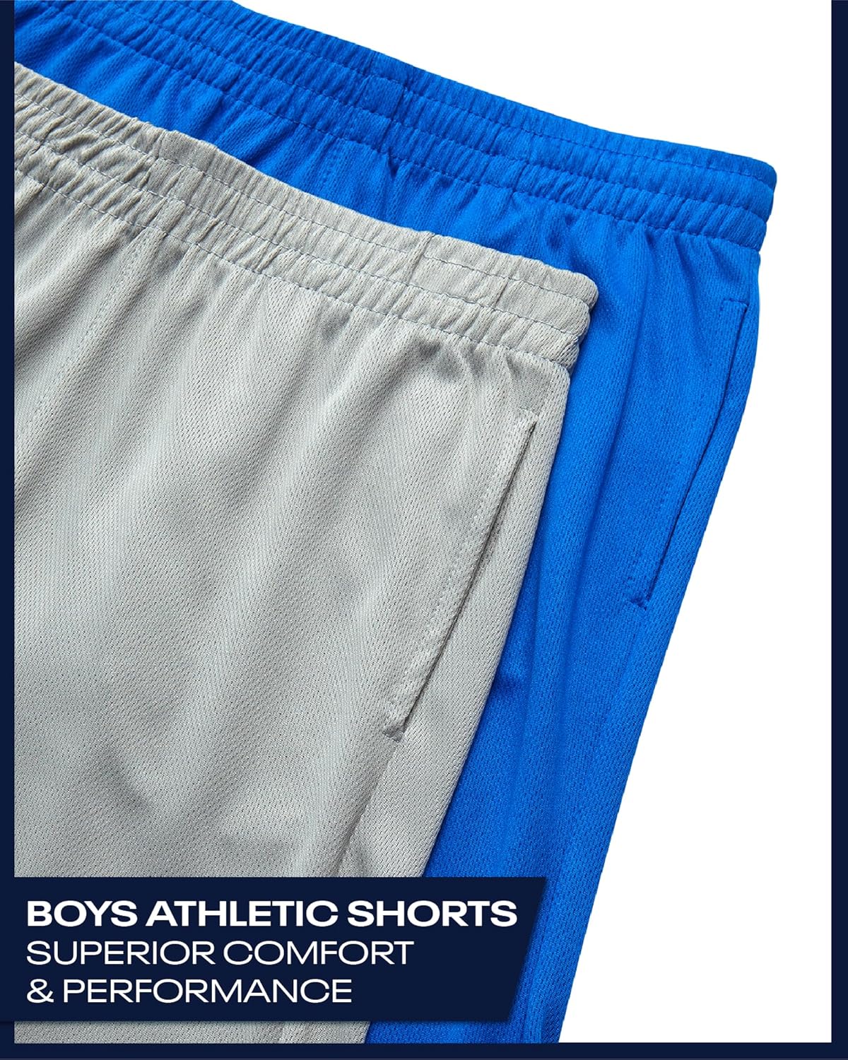 Reebok Boys Basketball Shorts 2 Pack – Mesh Athletic Shorts for Boys, Gym Shorts for Basketball, Running, and Everyday Play - Image 2