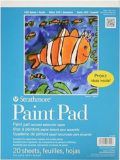 Strathmore (27-209 100 Series Youth Paint Pad, 9 by 12", 20 Sheets