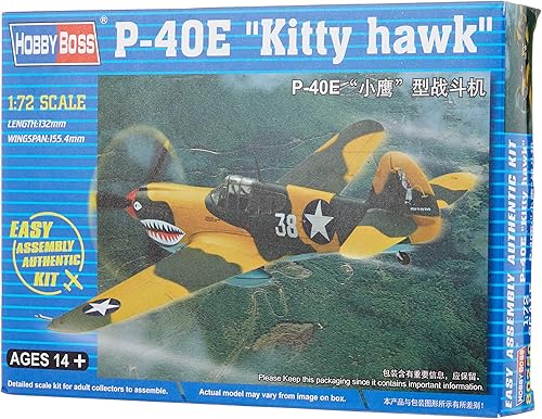 Hobby Boss P-40E Kittyhawk Kit de construcción de modelo de avión