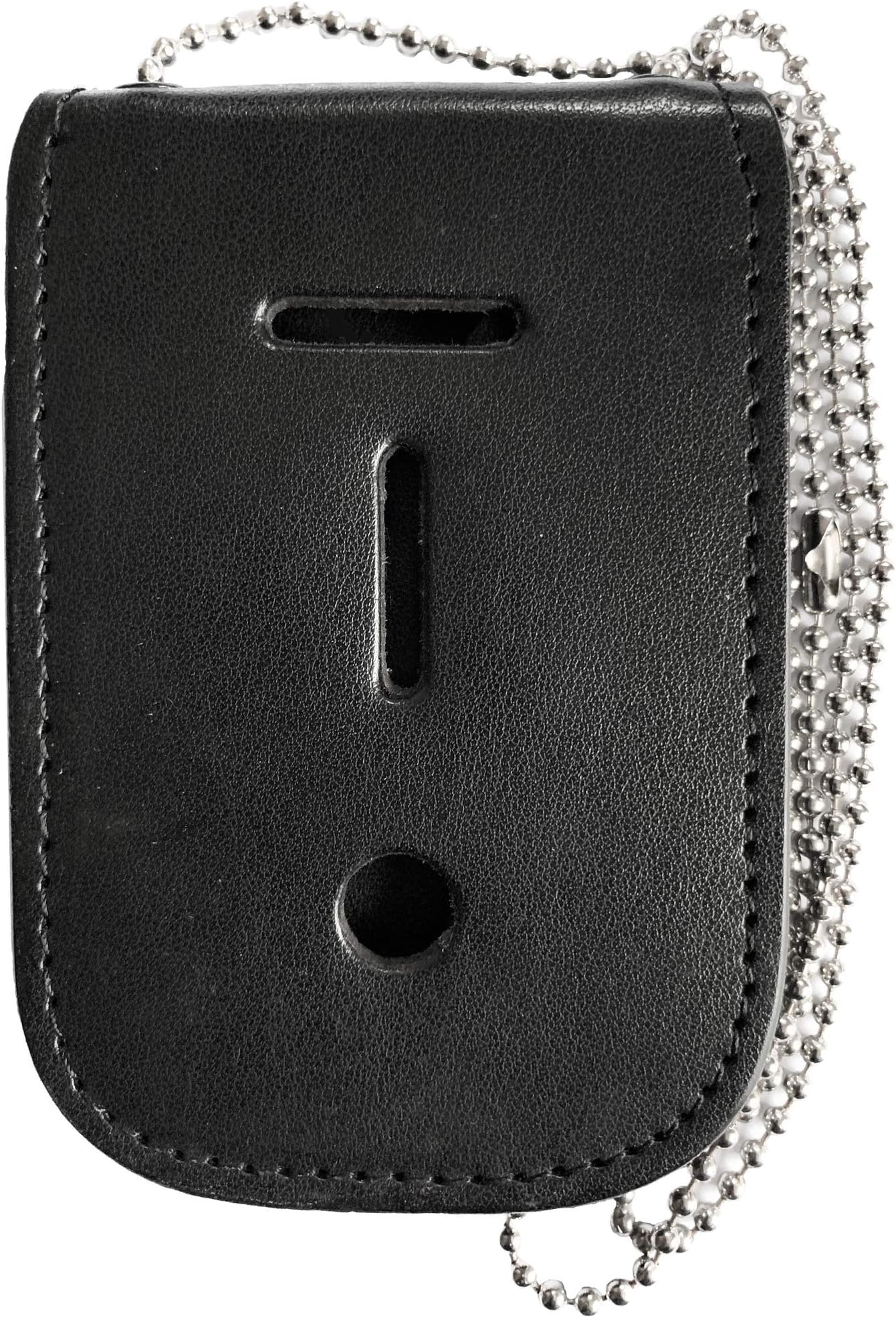 Neck Chain Badge and ID Holder with Extra Hidden Inside ID Card Storage