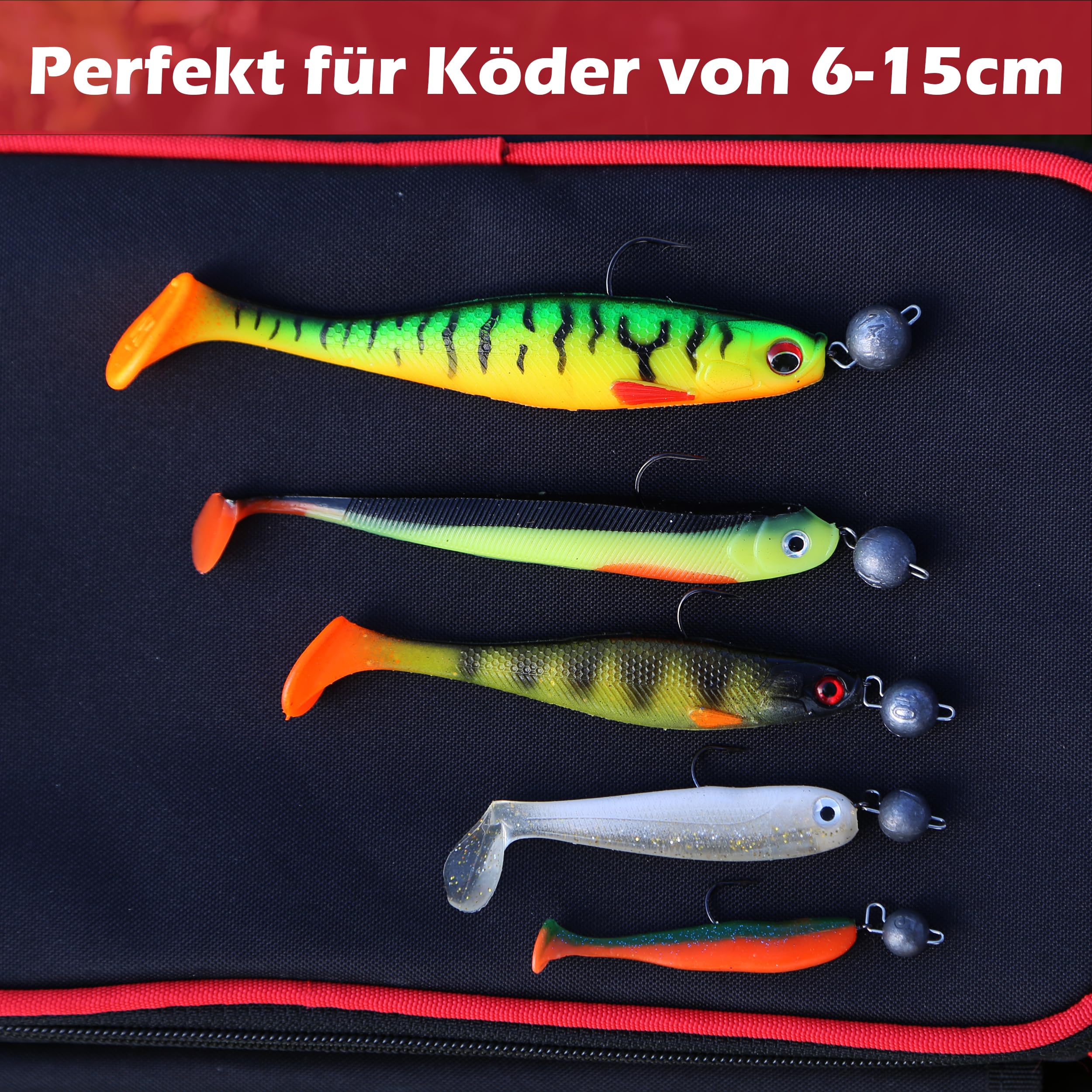 Paradox Fishing Cheburashka Zestaw ołowiowych ołowiu (3 g/5 g/7 g/10 g/12 g/14) z pudełkiem na haczyki offsetowe - Drop Shot ołowiane głowice Dropshot
