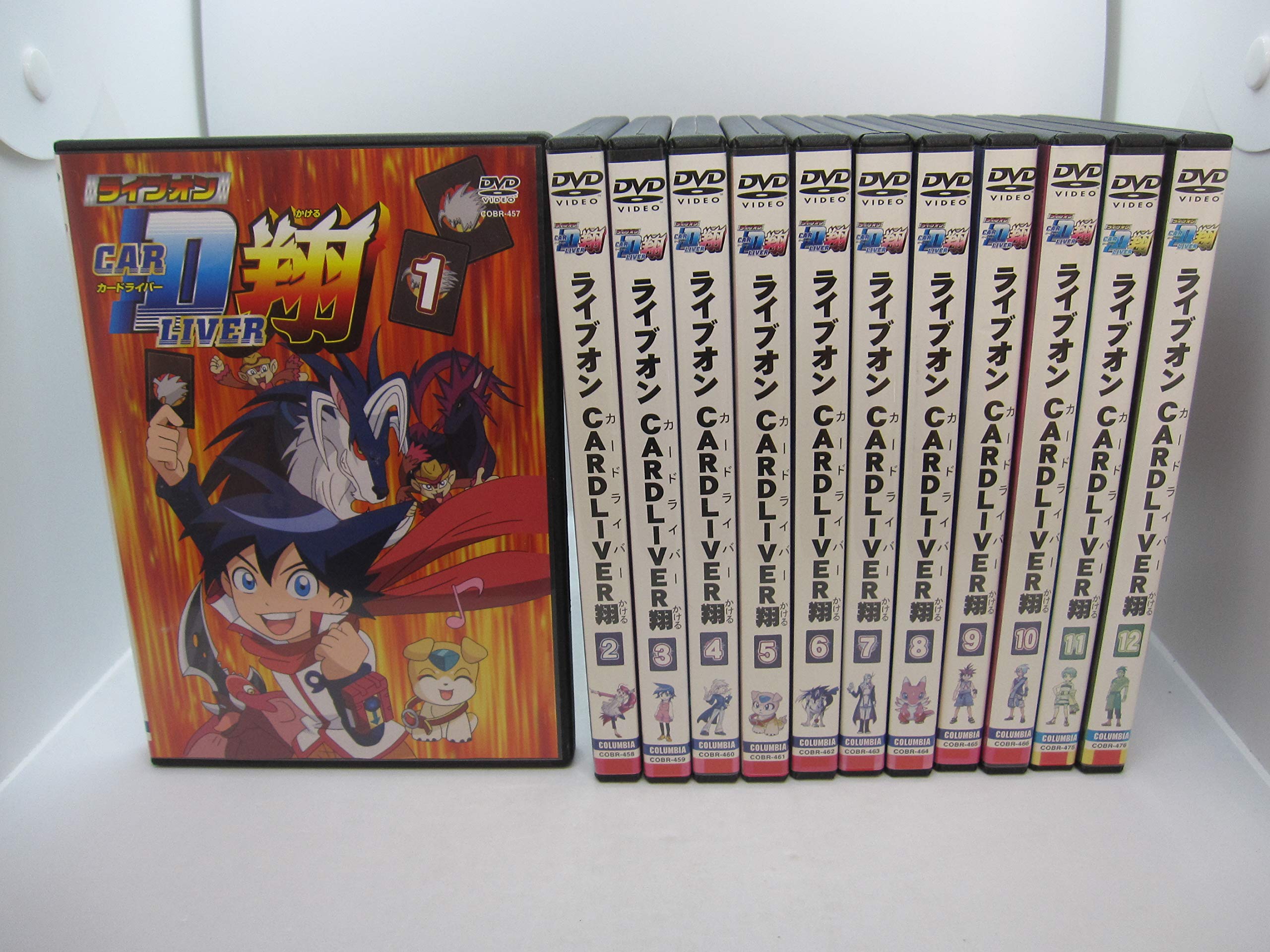 ケース付 ライブオン カードライバー翔 DVD 全12巻　全巻セット Amazon.co.jp: 『ライブオン CARDLIVER 翔 [レンタル落ち] （全