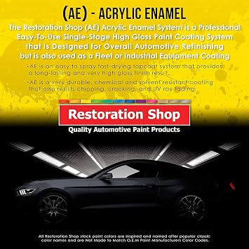 Restoration Shop Classic White Acrylic Enamel Auto Paint - Gallon Kit