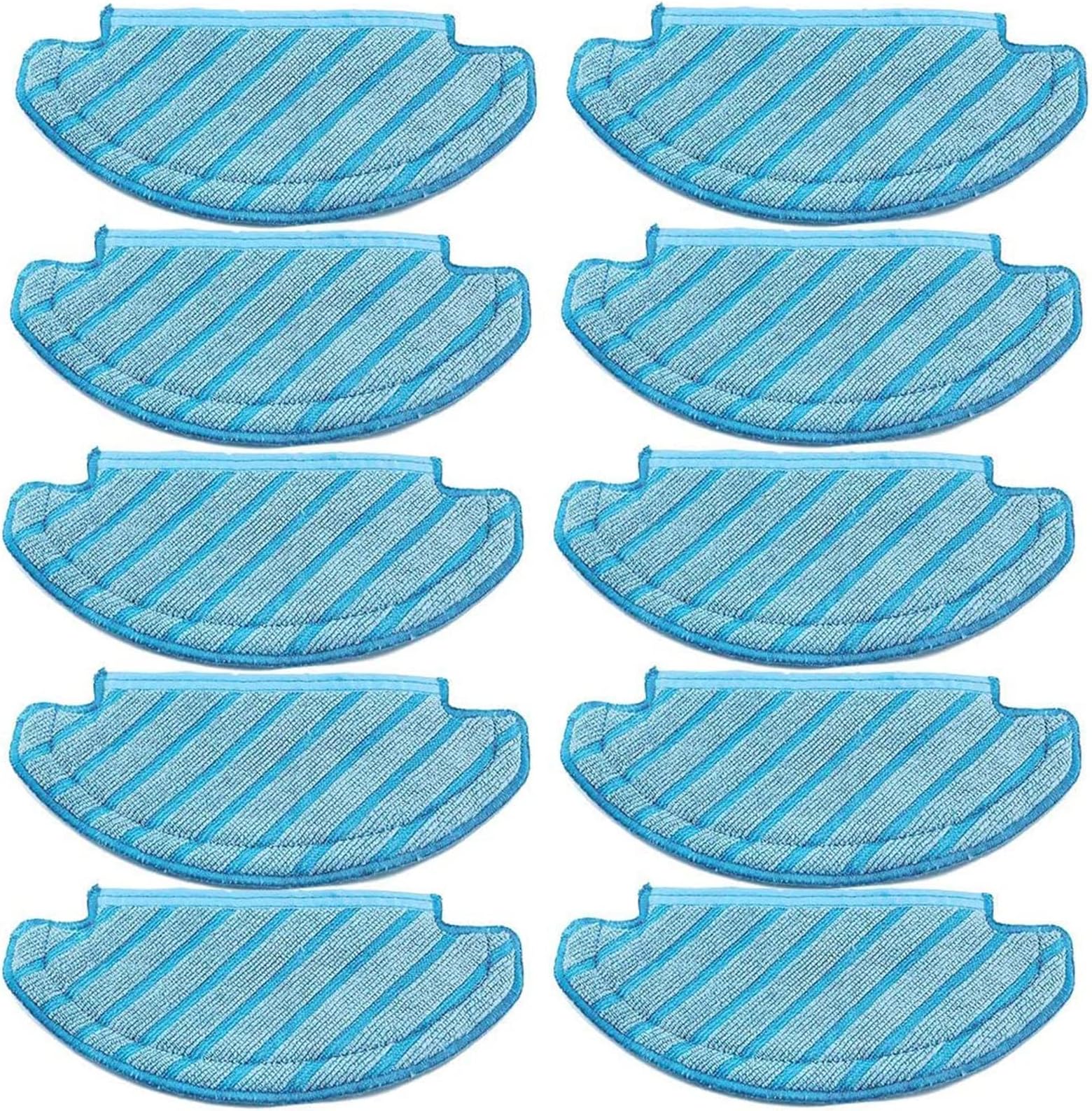 Chuancheng 10Pcs Mop Cloths Cleaning Pads For Ecovacs Deebot T8 AIVI T8 Max and T8 Series/ T9 Series/ N8 Pro Plus/ N8 Pro Vacuum Cleaner Accessories