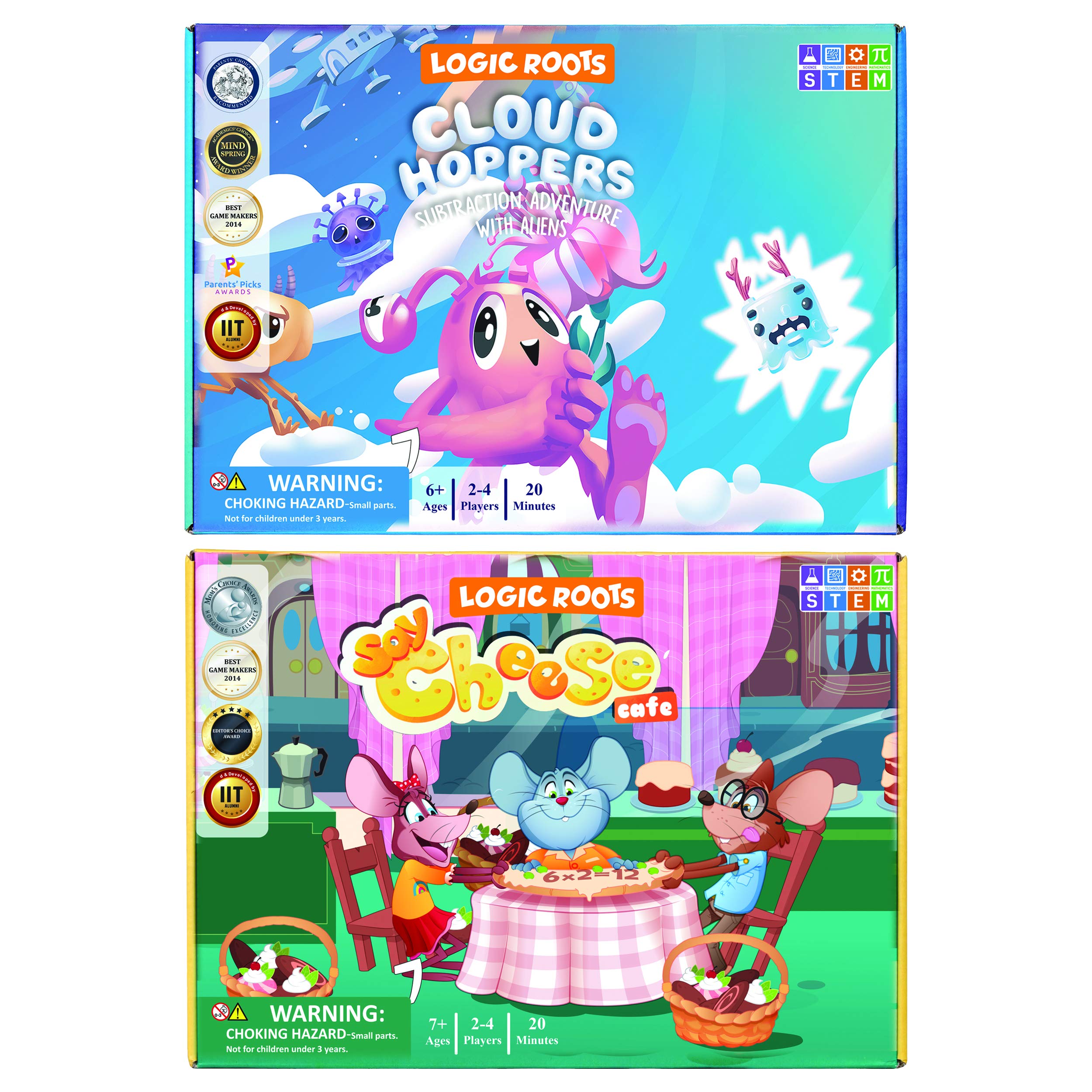 Amazon.com: Logic Roots STEM Games for Kids, Learn Multiplication