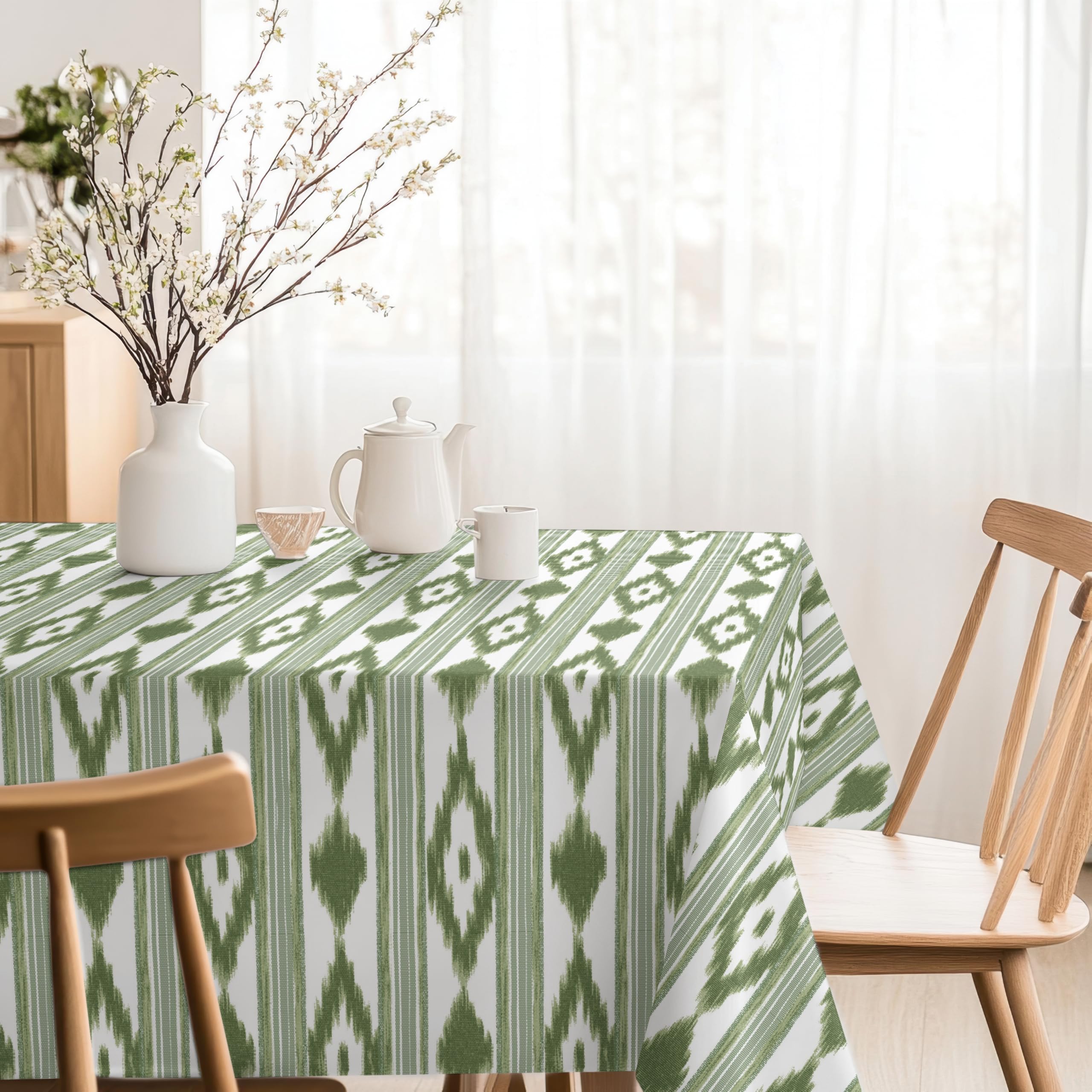 Martina Home Resin Green Islands Tablecloth 140 x 140 cm