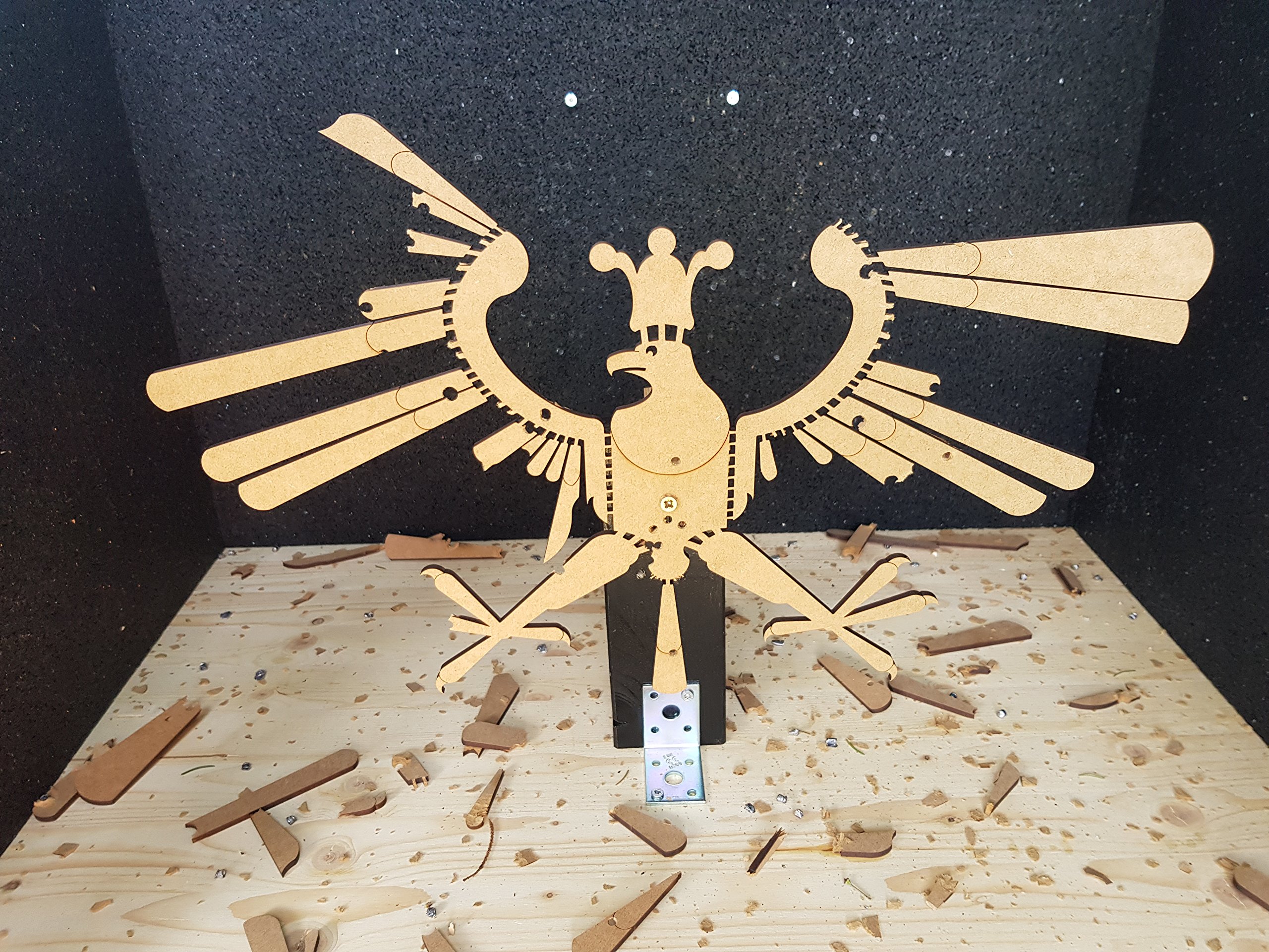 Schützenvogel u. Schützenkeiler Zielscheibe für Luftgewehr Made in Germany | Kombi-Pack Realistisches Schießerlebnis Ideal für Vereins- und Familienschießen Präzise Sollbruchstellen Für Luftgewehr
