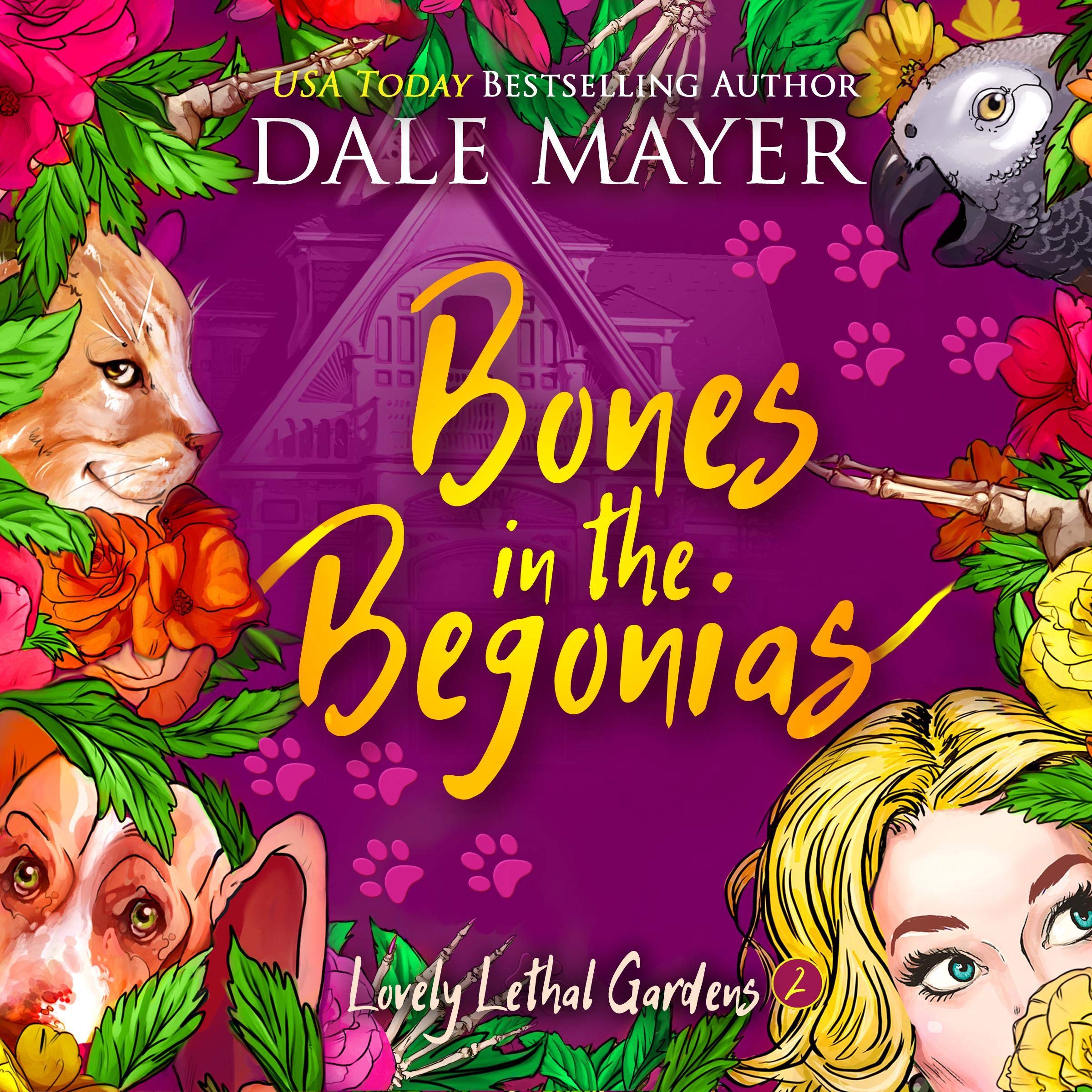Cover art for Bones in the Begonias