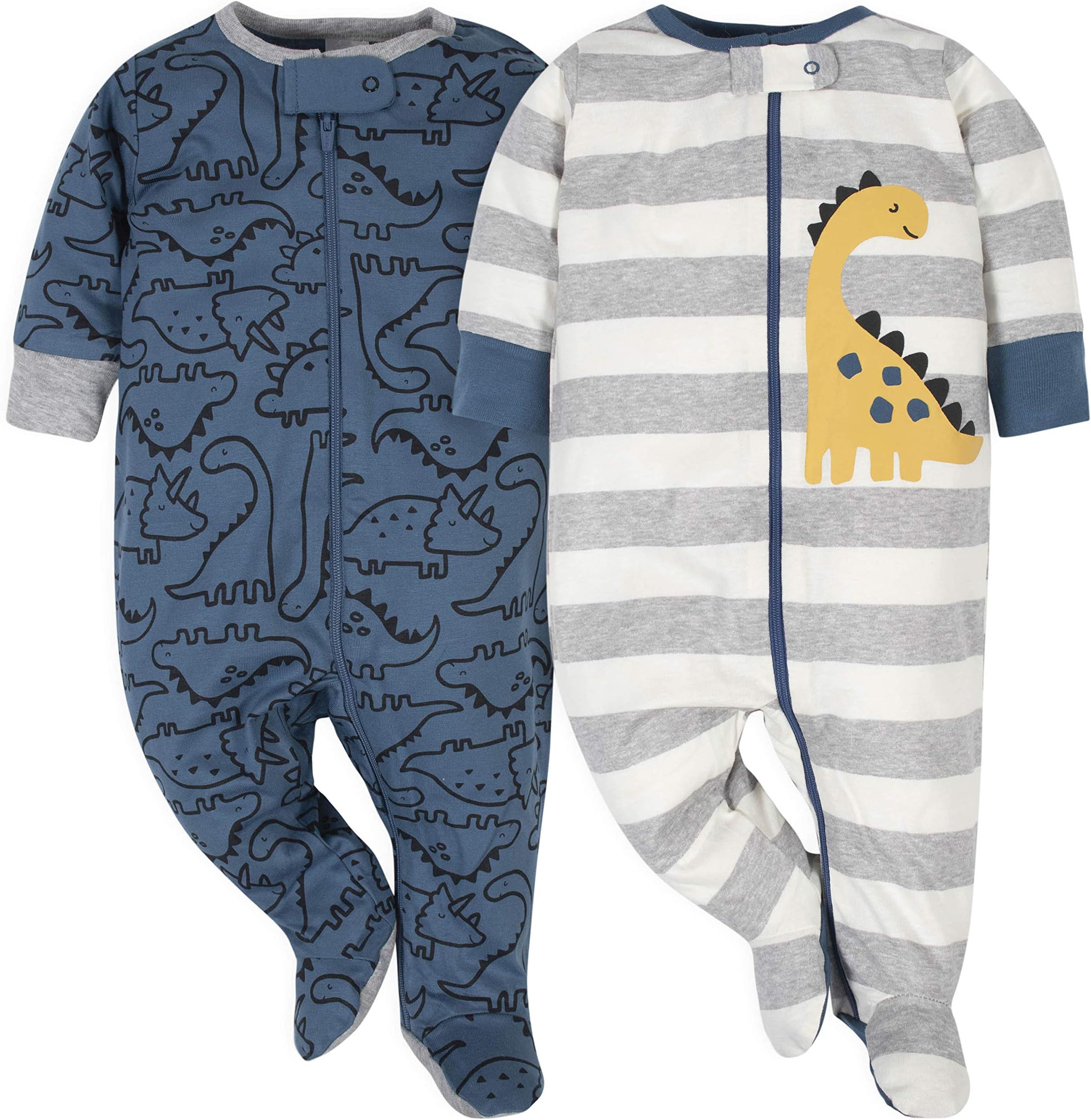 Gerber baby-girls 2-pack Sleep 'N Play Baby and Toddler Sleepers
