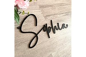 Personalized Name Sign - Laser Cut Script Metal Art