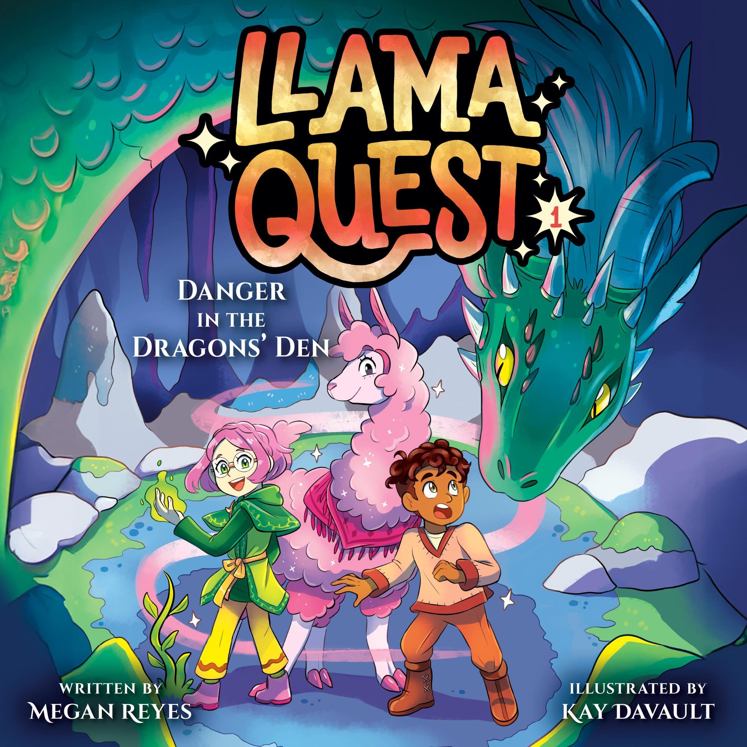 Cover art for Llama Quest #1: Danger in the Dragons' Den