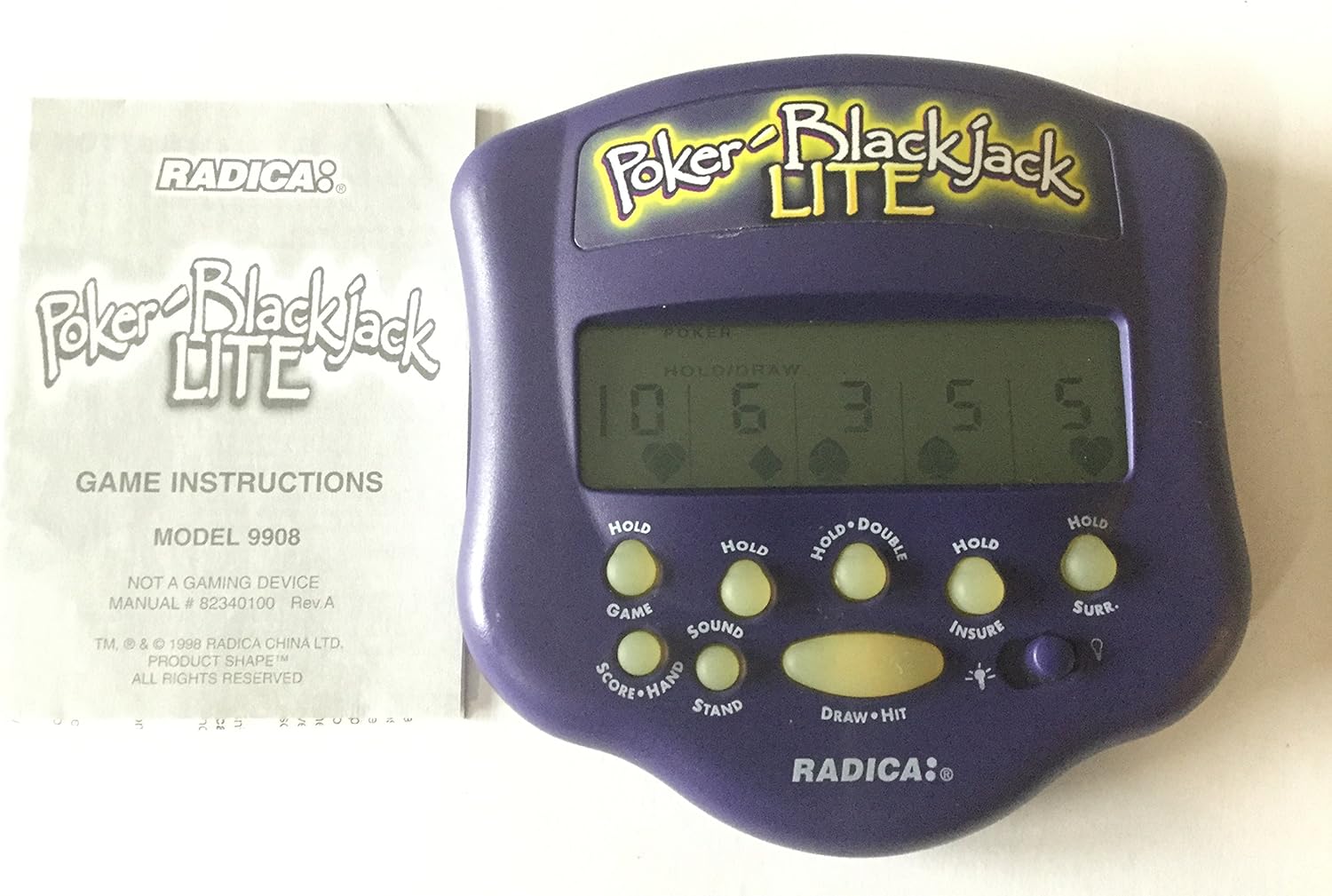 Radica Poker BlackJack Lite