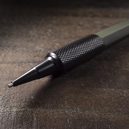 Miniatura 4 de Rite in the Rain Lápiz mecánico resistente a la intemperie, barril Olive Drab, plomo negro de 0.061 pulgadas (No. OD13), resistente a la intemperie,