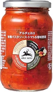 Amazon | ALCE NERO(アルチェネロ) 有機 パスタソース トマト&香味野菜 350g (オーガニック イタリア産 添加物不使用 3-4人前) | アルチェネロ | パスタソース 通販