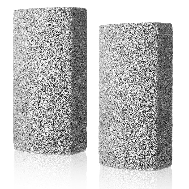 Pedra-pomes removedora de pelos para gatos e cães InnoHHustle, cinza, pacote com 2