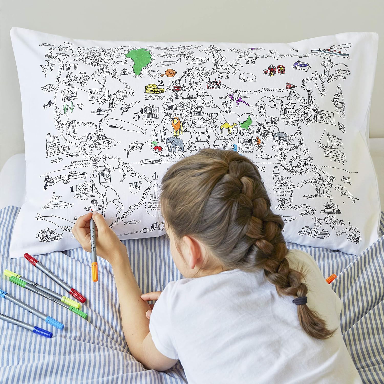colour in pillowcase