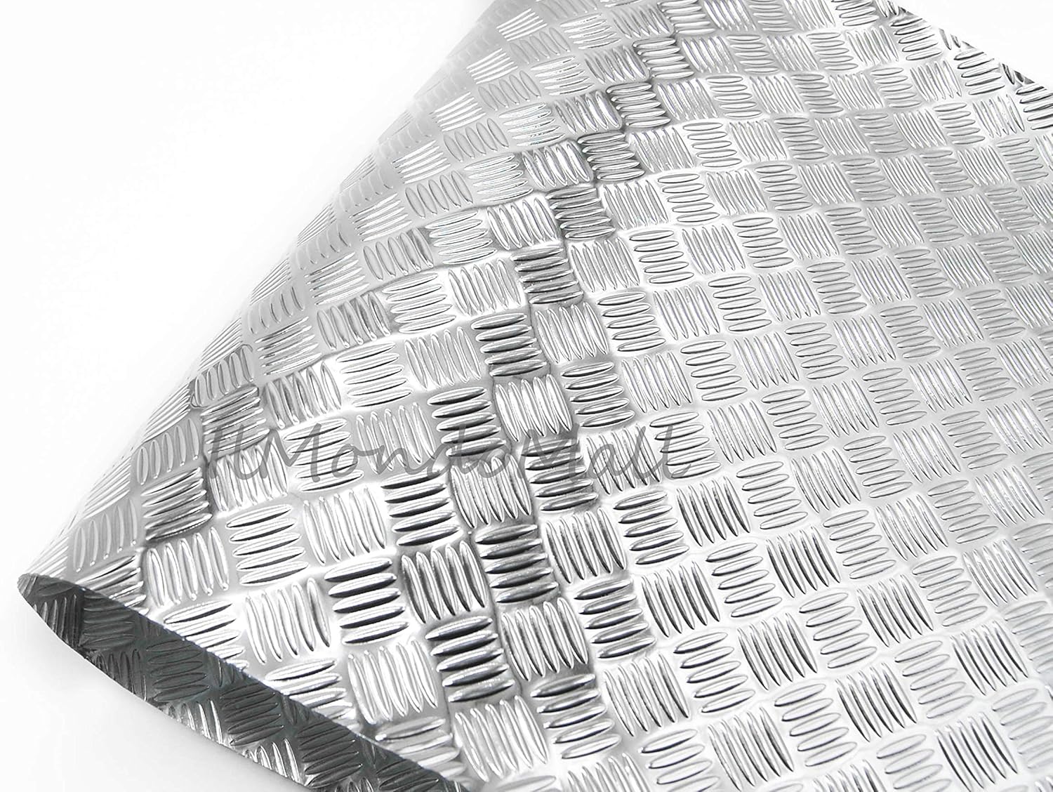 Amazon Co Jp Ilmondomall メッキ シルバー アルミ縞鋼板調 縞板 縞目模様 縞鋼板 チェッカープレート メタルチェッカー ラッピングシート メッキシルバー Cp 車 バイク
