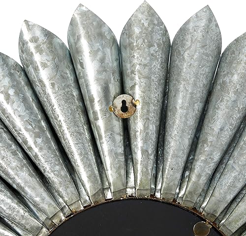 Miniatura 5 de Deco 79 Espejo de pared de metal contemporáneo multicolor, 32 x 32