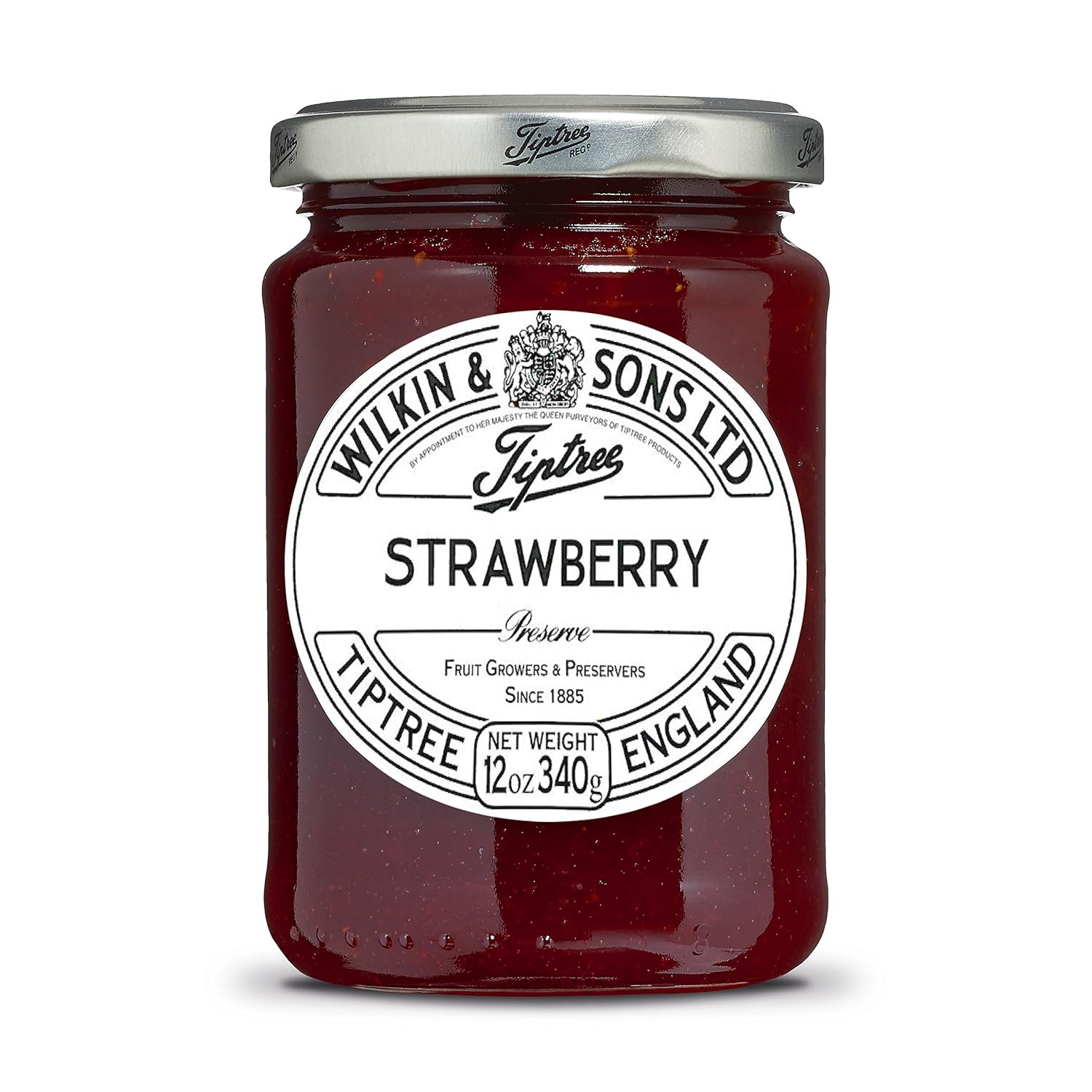 Tiptree Strawberry Preserve, 12 Ounce Jars (Pack of 6)