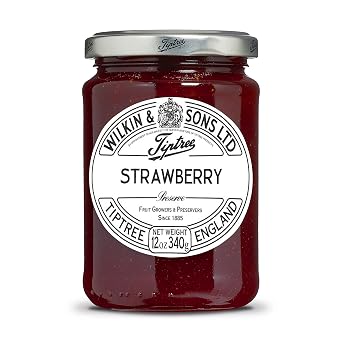 Tiptree Strawberry Preserve (12 Ounce) and Lemon Curd (11 Ounce)