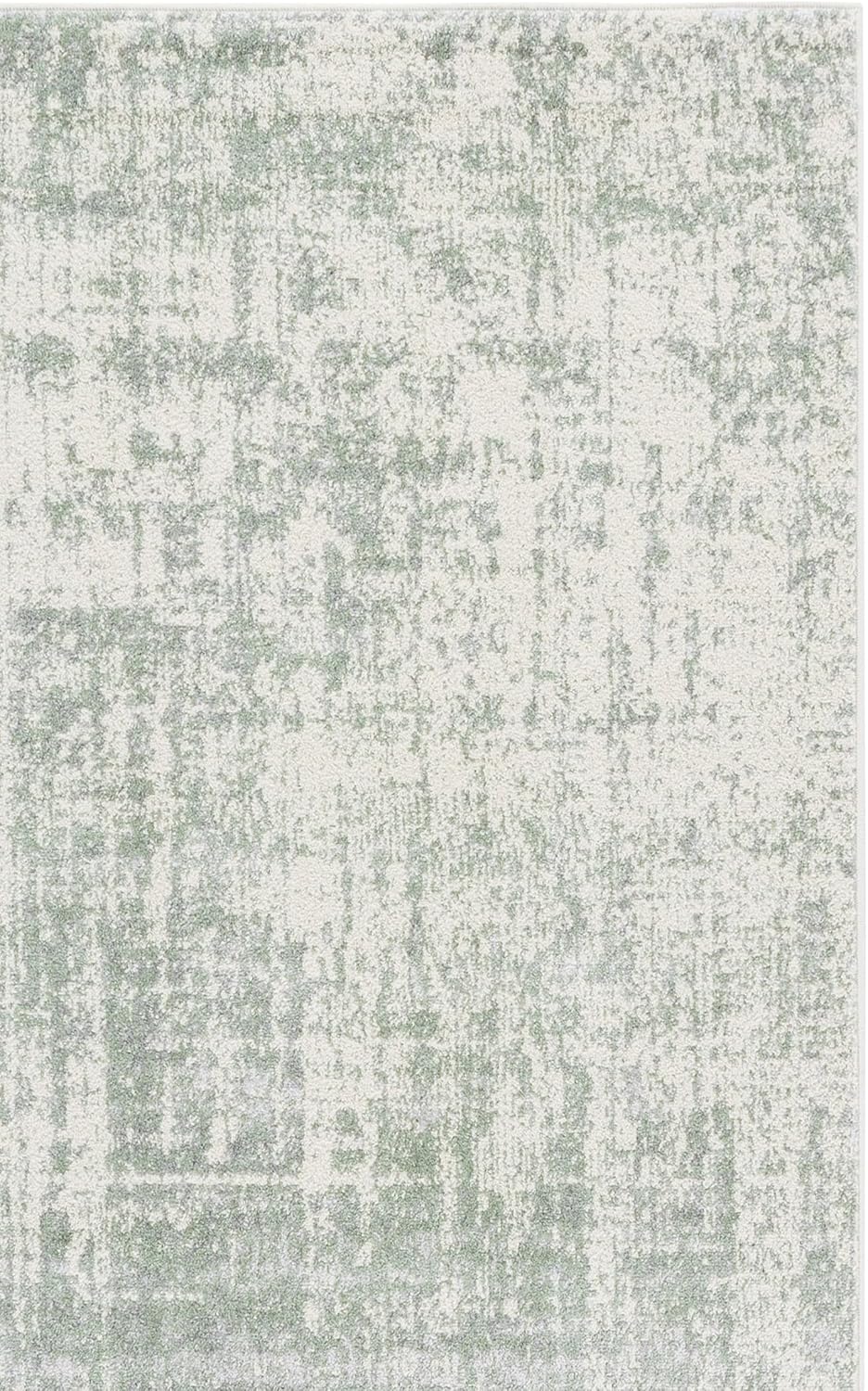 SAFAVIEH Adirondack Collection Accent Rug - 4' Square, Sage & Ivory, Modern Abstract Design, Non-Shedding & Easy Care, Ideal for High Traffic Areas in Living Room, Bedroom, Dining (ADR207W-4SQ)