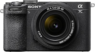 Sony Alpha 7C II Full Frame System Camera with 28-60mm Lens - 33MP, Real-time Auto Focus, 10Fps, 4K Video, Tilting Touchscreen, Compact & Lightweight (Black)