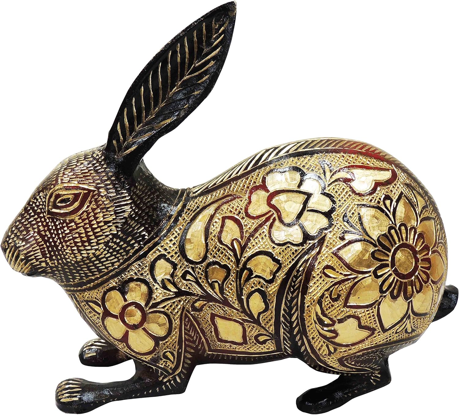 Amazon.com: Brass Gift Center Brass Rabbit with Handwork Showpiece - 17 ...