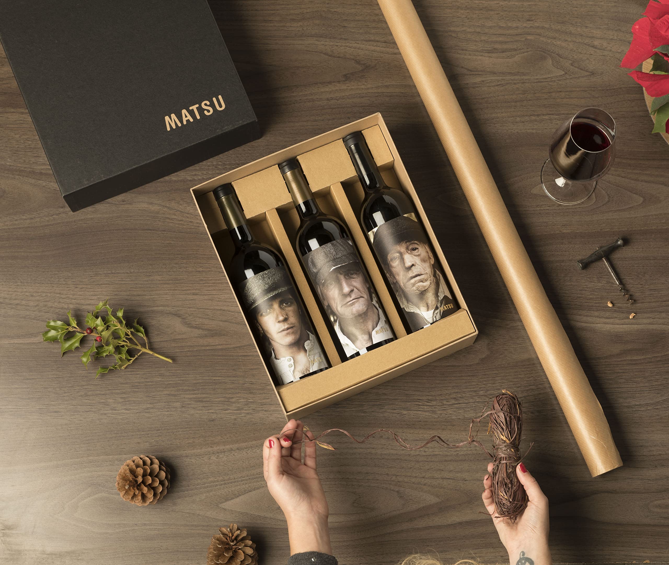 Tempranillo, Matsu - Estuche Regalo Vino D.O Toro - Trilogía de Matsu, incluye El Pícaro, El Recio, El Viejo.