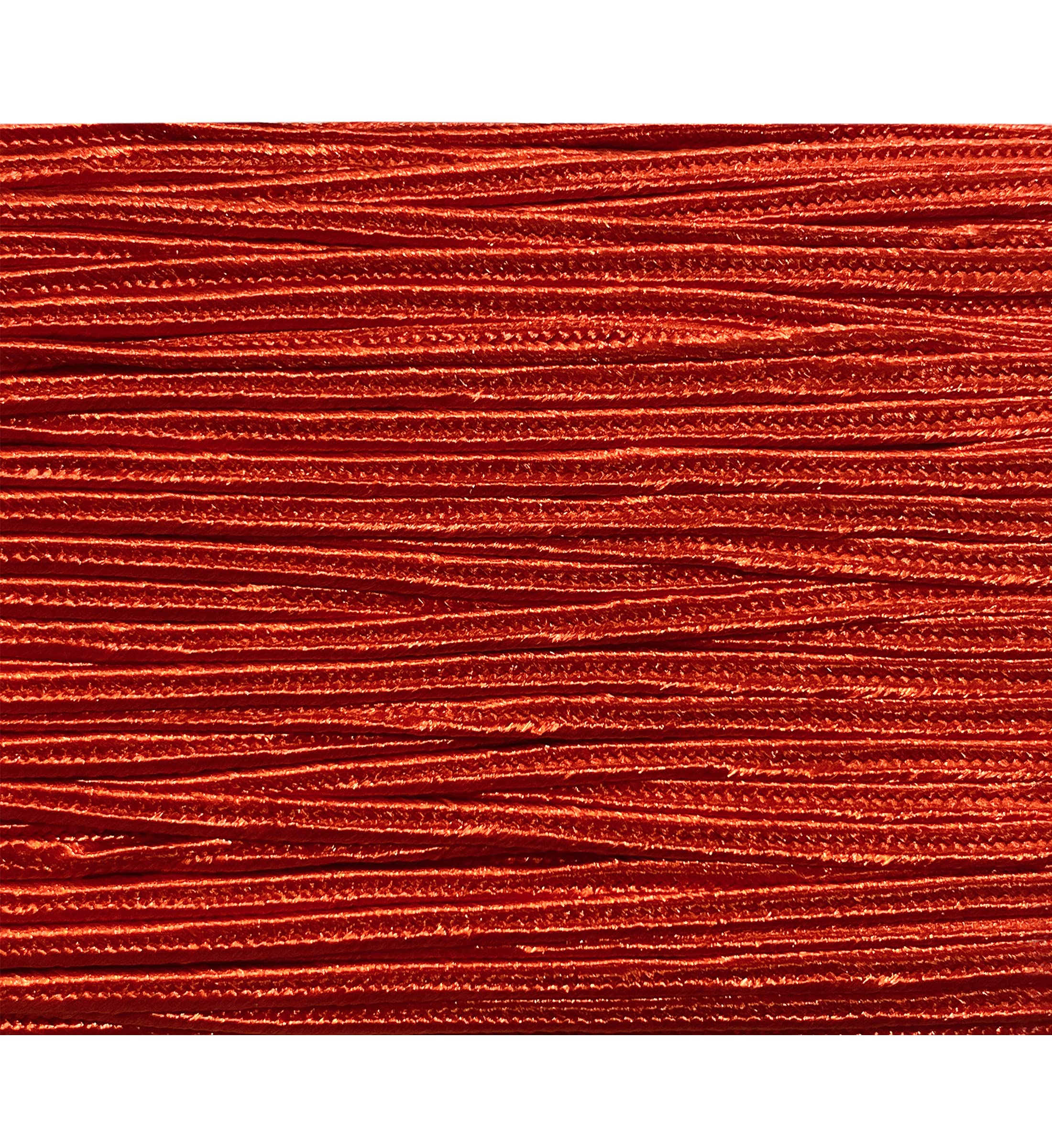 3mm Viscose Soutache Braid Cord String Beading Sewing Quilting Trimming Embroidery Crafts Jewelry Design (Red, 10 Yards)