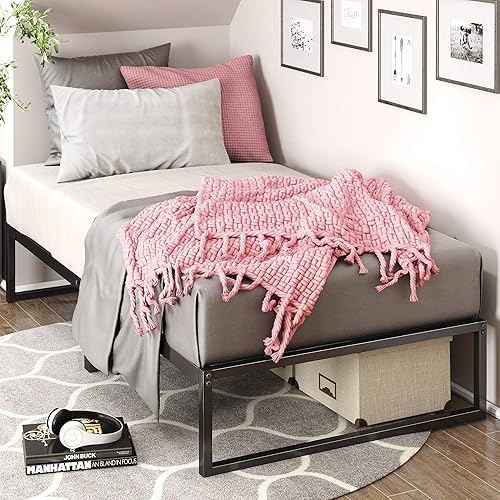 Miniatura 9 de Zinus Plataforma de camaBase de colchón de 12 pulgadas no necesita sommiersoporte de rejilla de metal cama doble