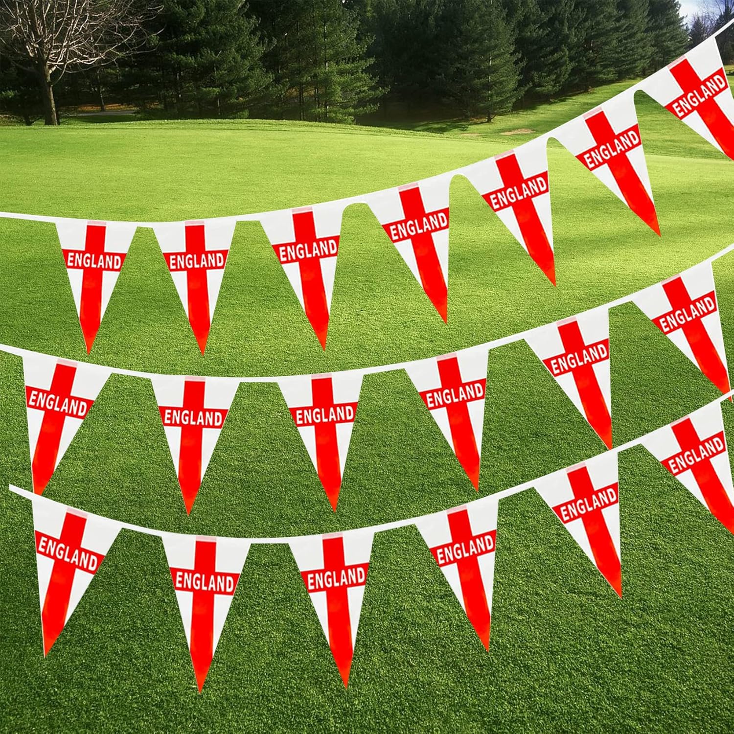 10M England Flags St Flag St Bunting Decorations England