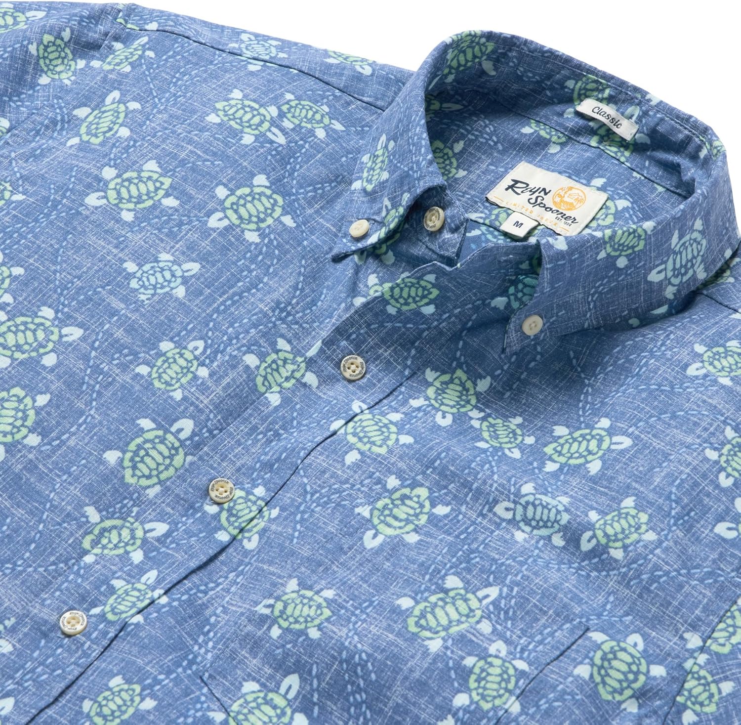 Reyn Spooner Oceanic Hawaiian Aloha Shirt - Button Front - Image 3