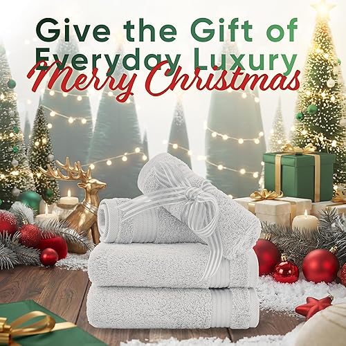 Vista 192 de American Veteran Towel, Juego de 4 toallas de mano para baño, juego de toallas de mano turcas 100% algodón, toallas de mano suaves, toallas de mano