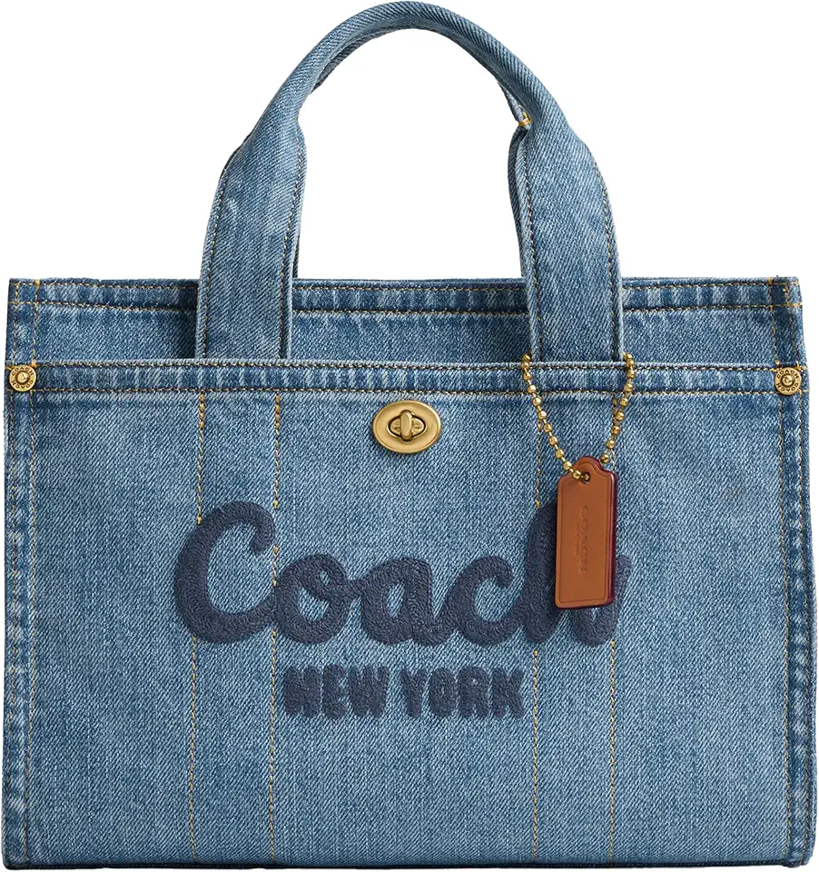 Coach Womens Cargo Tote Indigo