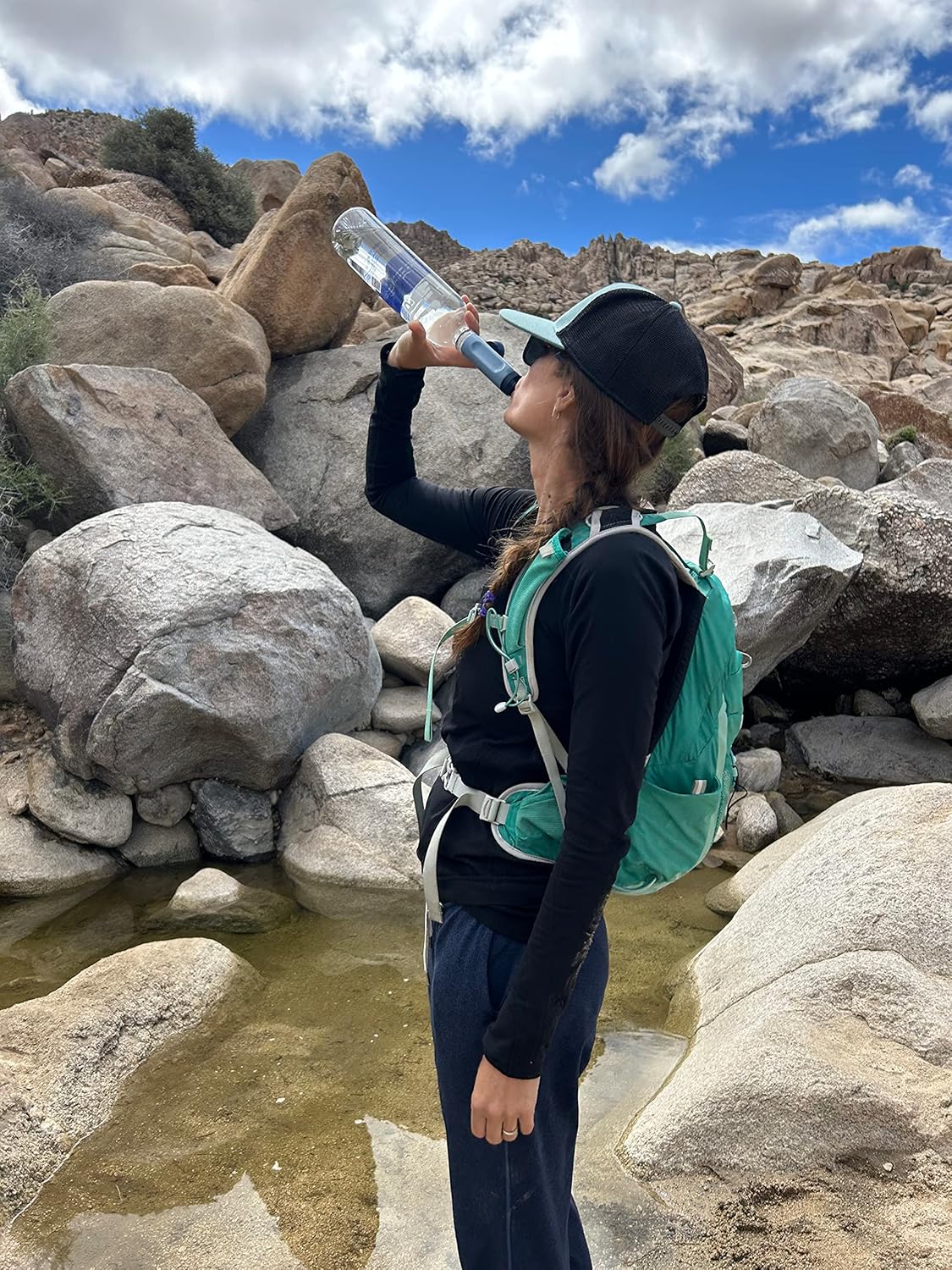 LifeStraw Peak Series – Solo Personal Water Filter for Hiking, Camping, Travel, Survival and Emergency preparedness. Removes Bacteria, parasites and microplastics. - Image 3