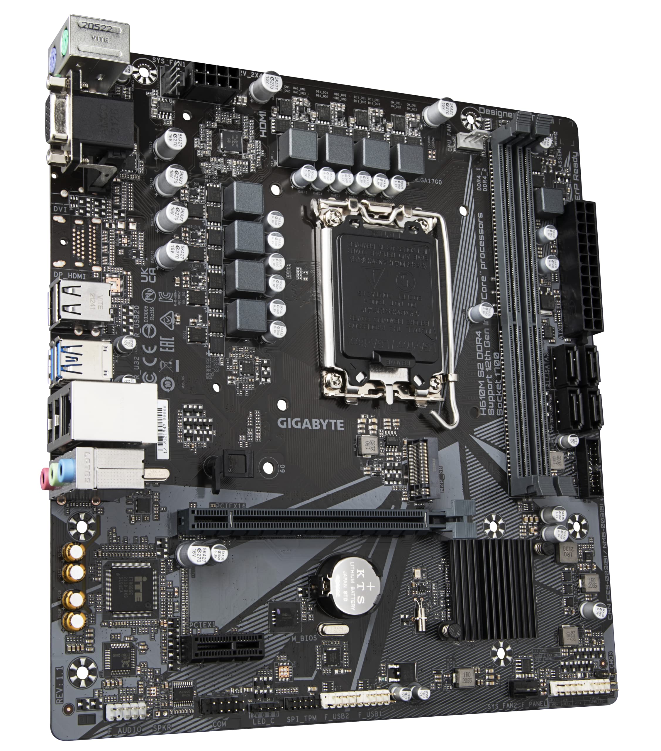 Amazon | GIGABYTE H610M S2 DDR4/A マザーボード Micro-ATX