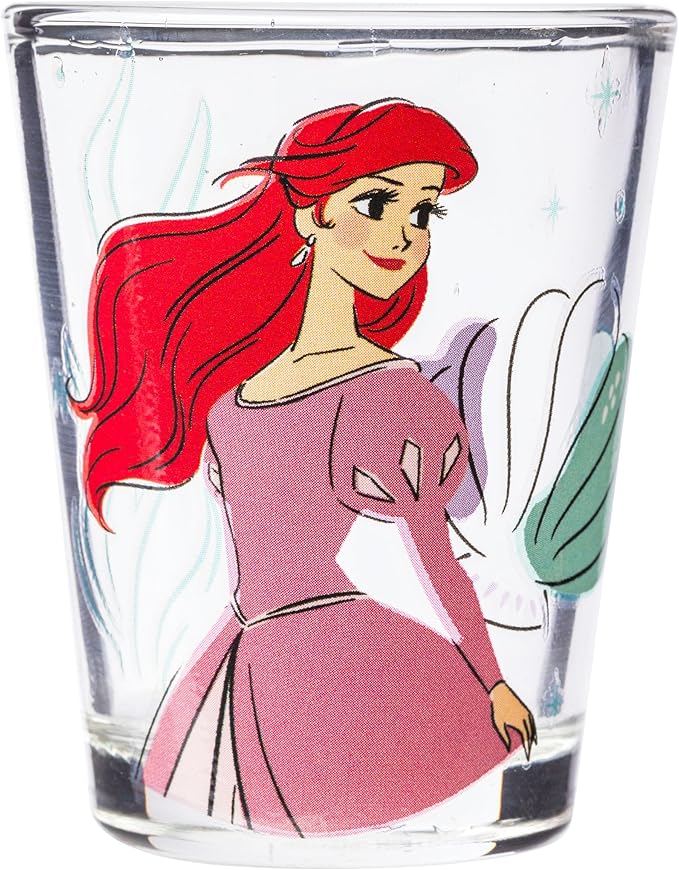 Set de 4 Vasos Mini Disney Princesas Ariel, Belle, Tiana, Cinderella miniatura 4