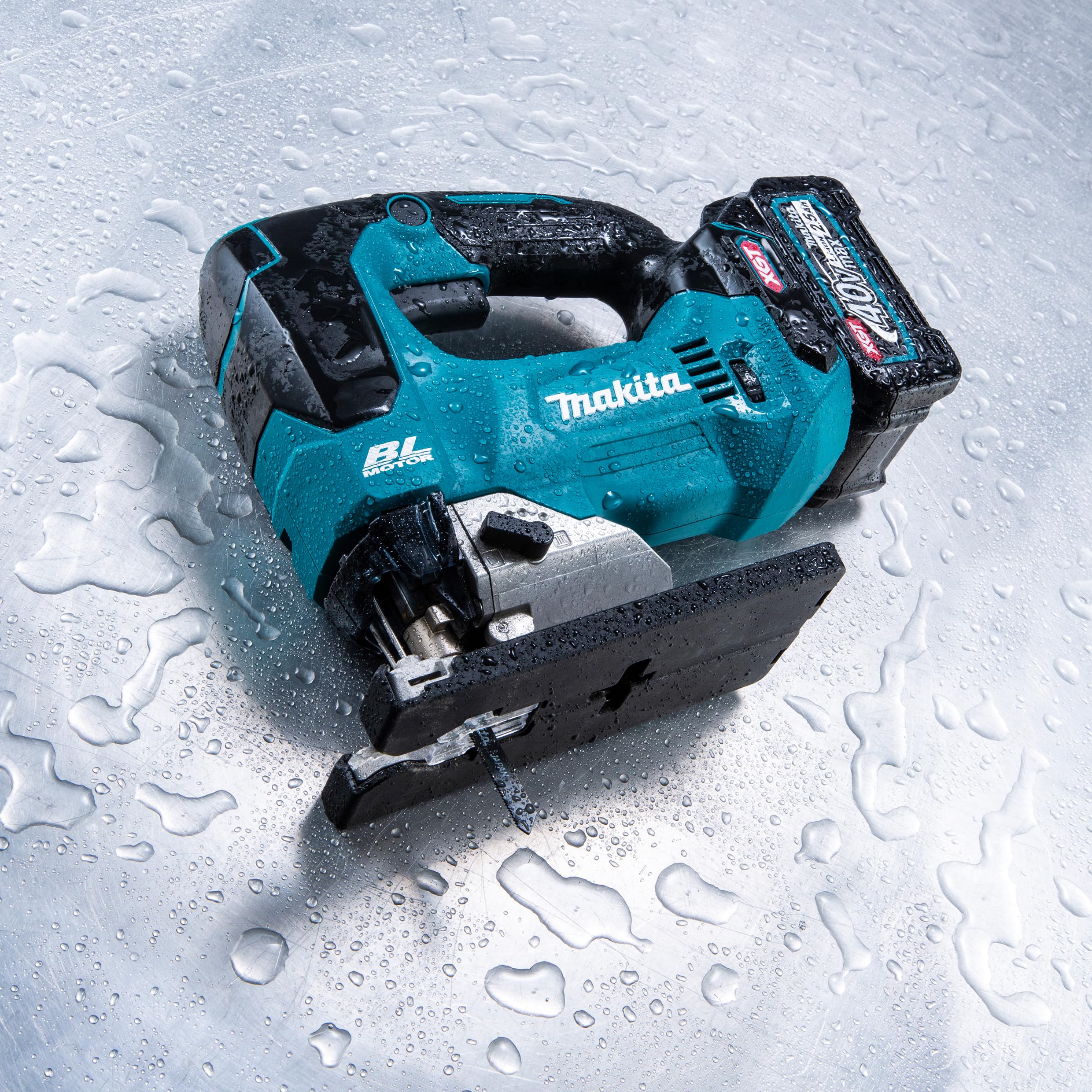Makita JV002GZ - Sierra de calar colgante con batería (40 V, máx. (sin batería, sin cargador)