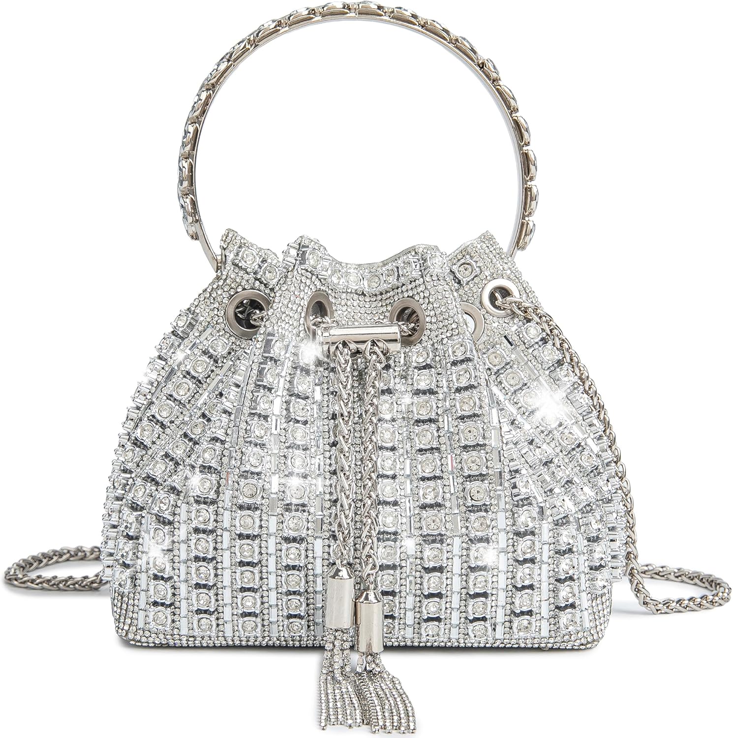 BBTT.ful Sparkling Women's Evening Handbags Rhinestone Purse Crossbody Bag Wedding Prom Party Club Purses