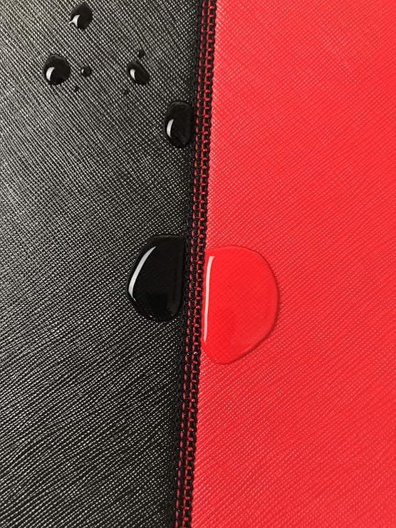 OneJoy Neoprene Cell Phone Pouch, Phone Wallet, Lightweight & Protective Mobile Phone Sleeves for iPhone & Samsung Durable Phone Bag, Zipper Opening with a Clip & Puller with Inner Pocket [Red]