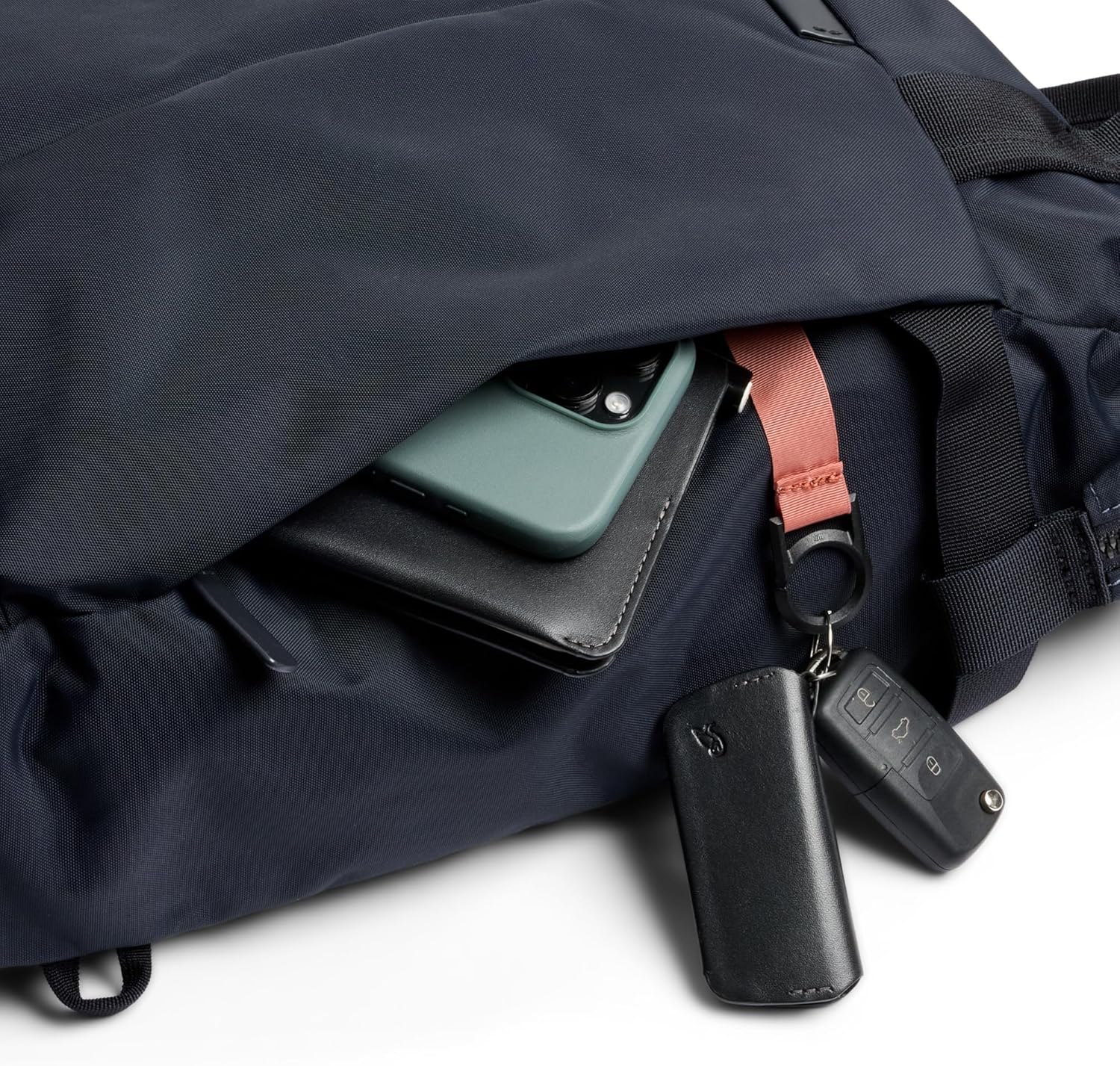 Bellroy Tokyo Totepack, water-resistant woven convertible backpack and tote bag - Navy