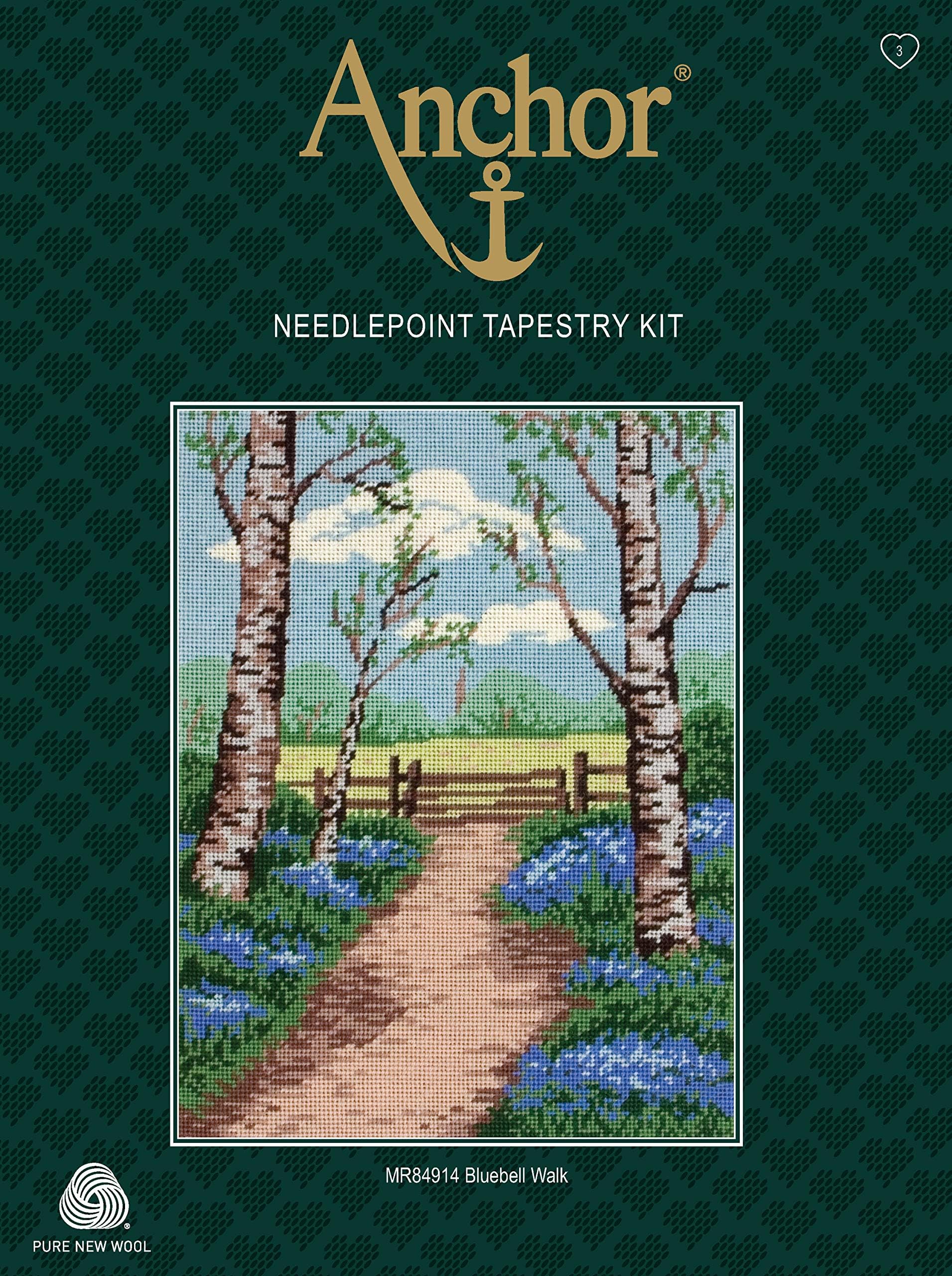 Anchor Tapestry Kit - Bluebell Walk