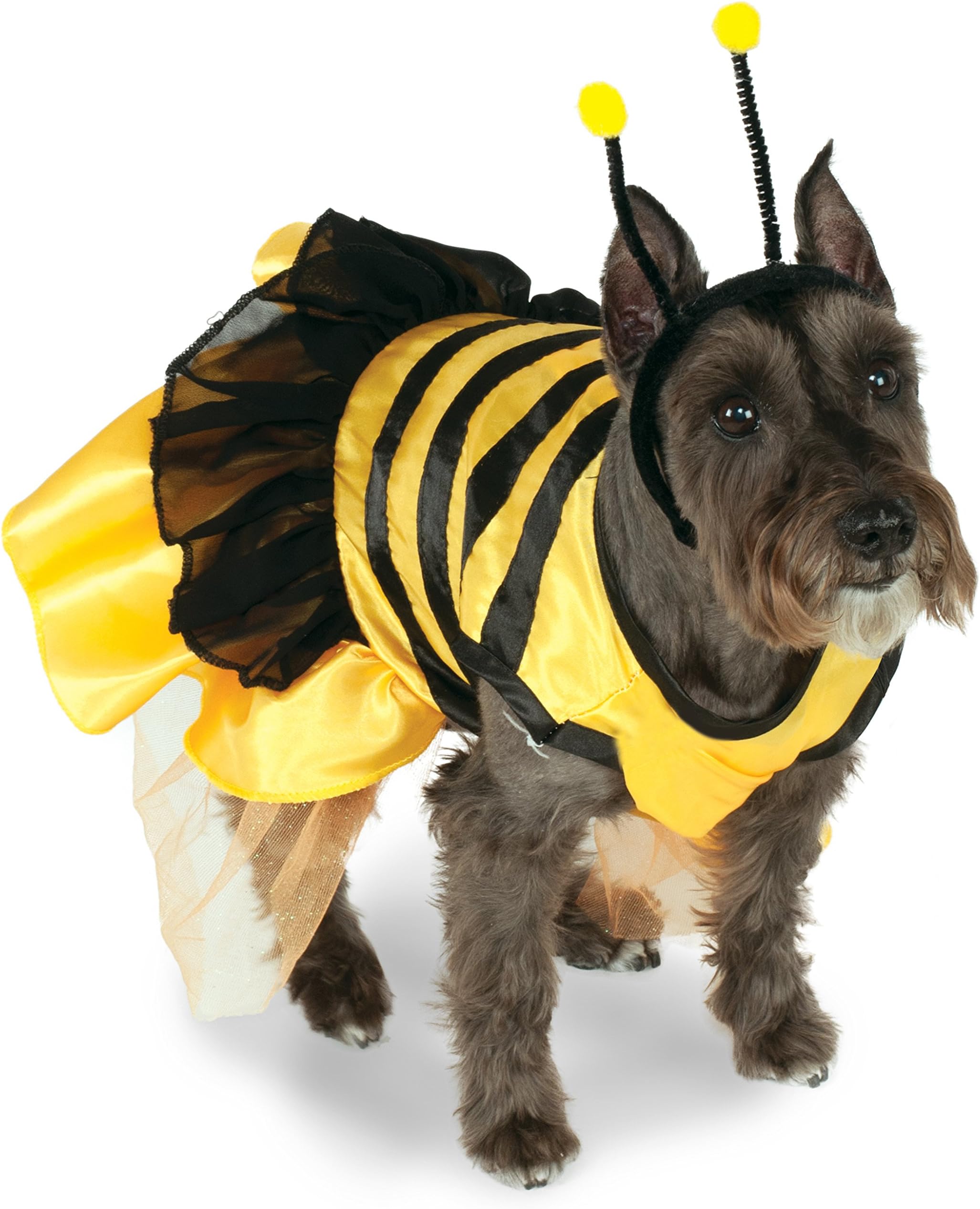 WORDERFUL Pet Winter Coat Bee Costume Dog Warm Fleece